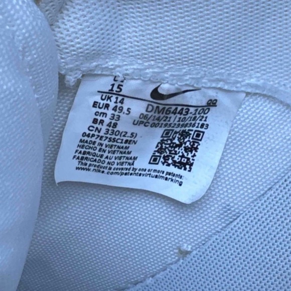 Nike x sacai Blazer Low “White Patent” – Size 15M *BigBoy* - Picture 10 of 10